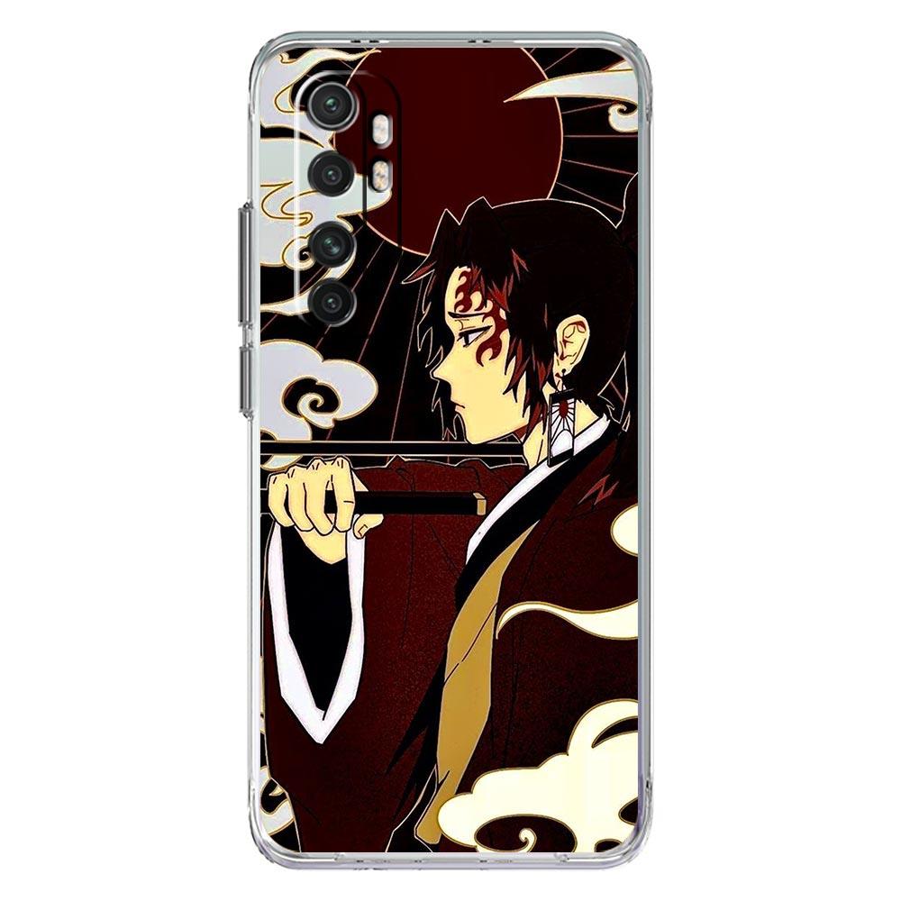 Demon Slayer Tengen Uzui для Xiaomi Poco X3 NFC F3 M3 X4 M4 Pro 5G чехол для телефона Mi 11 Lite Ultra 11T 11X 12 Pro 11i прозрачный чехол