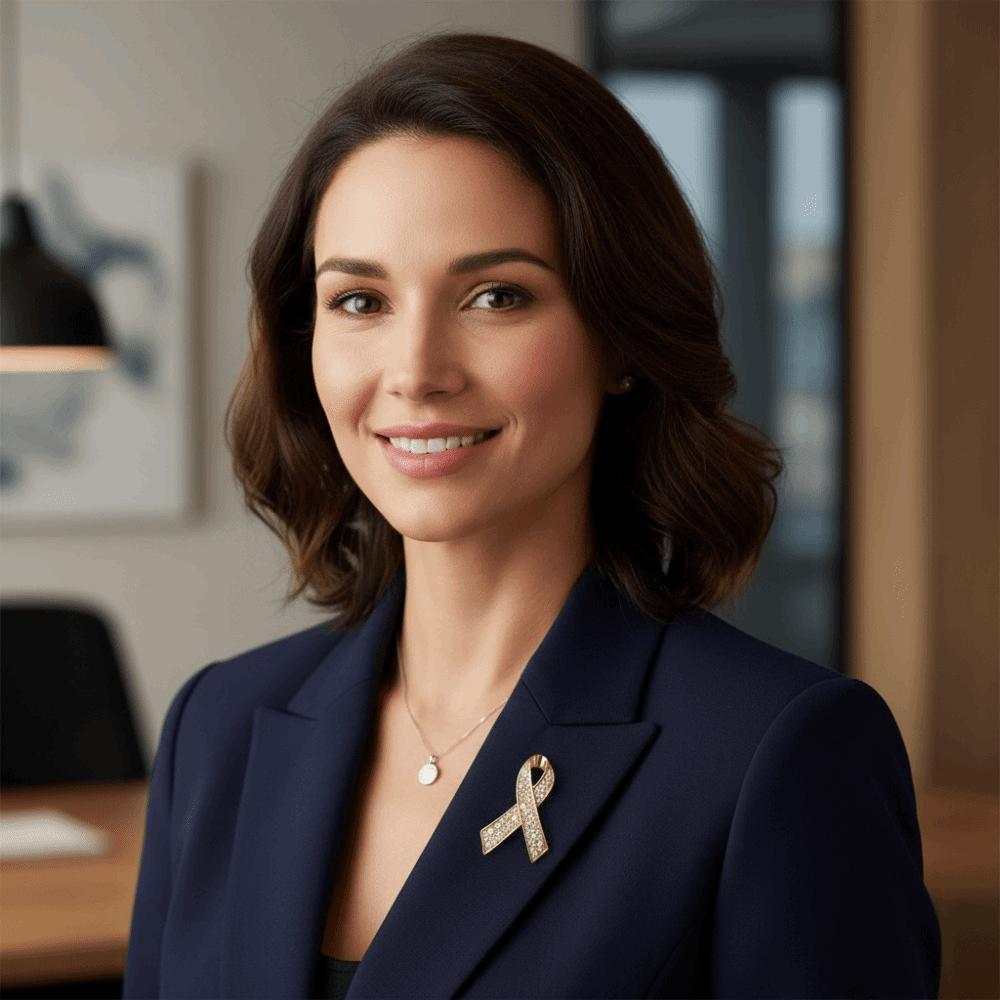 Awareness Funeral Ribbon Badge Brooch Rhinestone Crystal Funerals Memorial Pin Party