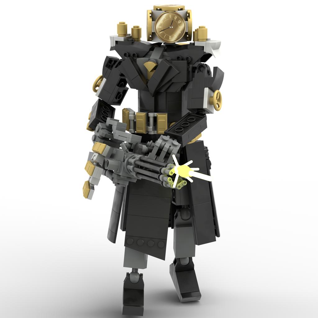 2024 3D Children's Block Plastic Game Designer for Teens and Children Skibidi Toilet 406pcs