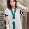 Letter Neck Tie Korean Style Neckerchief Fashion Y2K Knitted Long Scarves  Winter/Autumn