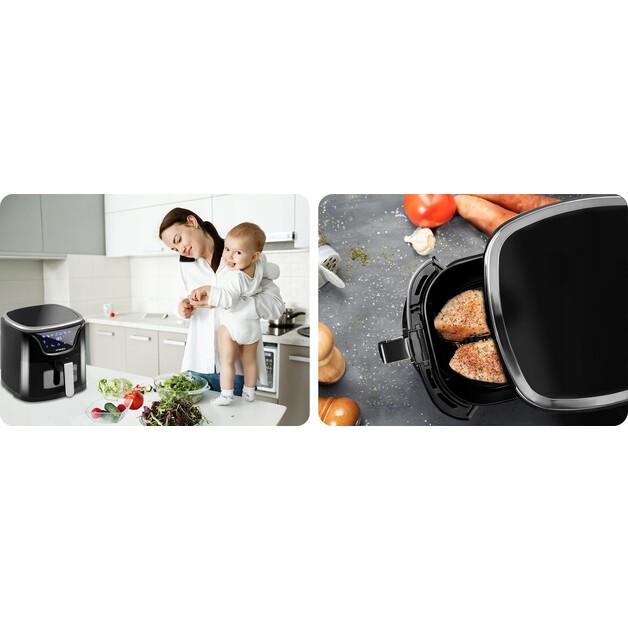 Фритюрница Berdsen BD-652 черный серебристый