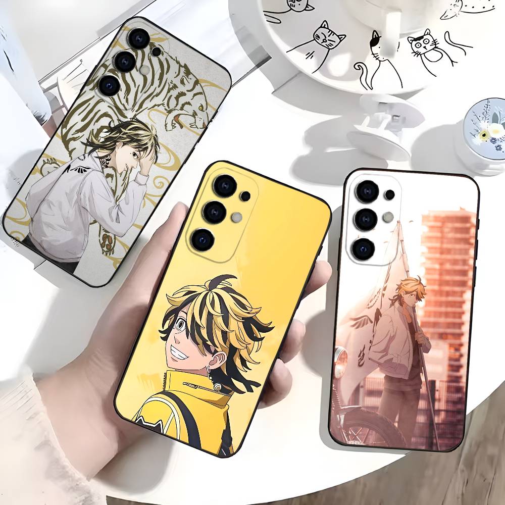 Чехол для телефона Kazutora Hanemiya T-Tokyo R-Revengers Силиконовый Мягкий Для Samsung S25,S24,S21,S22,S23,S30,Ultra,S20,Plus,Fe,Lite