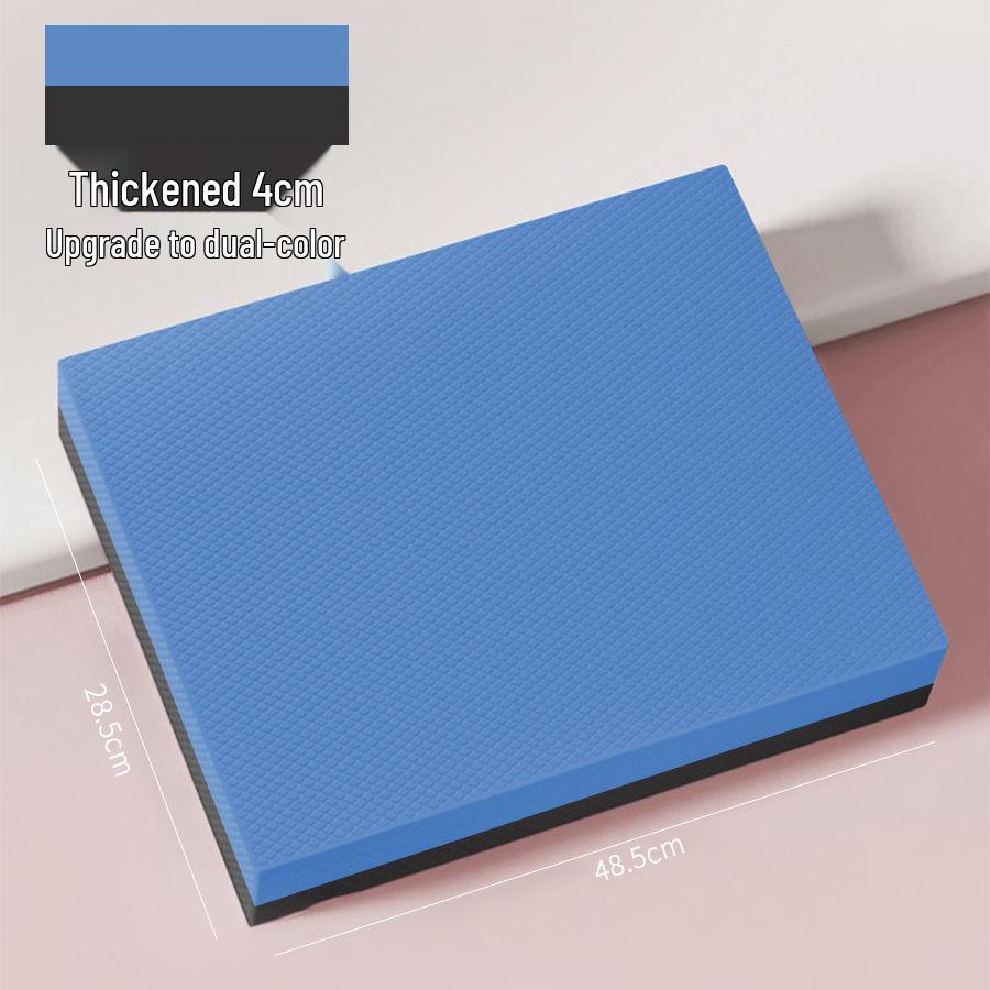 Нескользящий Йога-Коврик из ТПЭ с Высоким Отскоком, с Доской для Планки, Роликом для Пресса, Наколенниками и Налокотниками