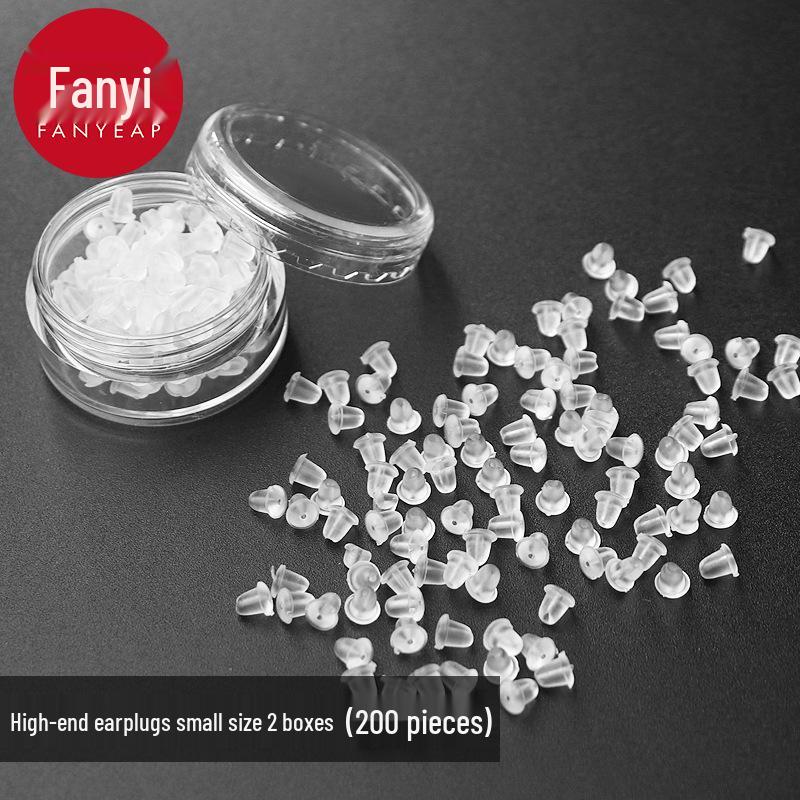 10 шт. Силиконовые заглушки для серег с защитой от выпадения – Бесплатная доставка