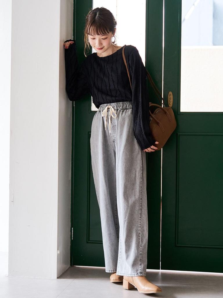 Широкие джинсы Cohen из хлопка, вискозы и денима, 76406000010 7970 темно-синий (79), Размер L, Популярный серый цвет, Снова в наличии онлайн!