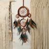 Retro Feather Dream Catcher Handmade Wall Hanging Decorations Dream Catchers Bohe Wall Hanging For Home Bedroom Living Room Decor