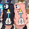 Окрашенный узор Big Wave Edge Мягкий силиконовый материал Macaron чехол для телефона противоударный защитный резиновый чехол для Samsung Xiaomi Poco Redmi