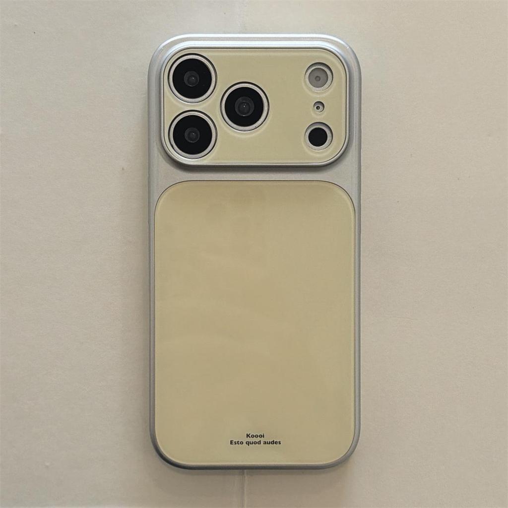 Однотонный чехол-макарон для iPhone 17 Pro Max с большим окном и защитой от падений