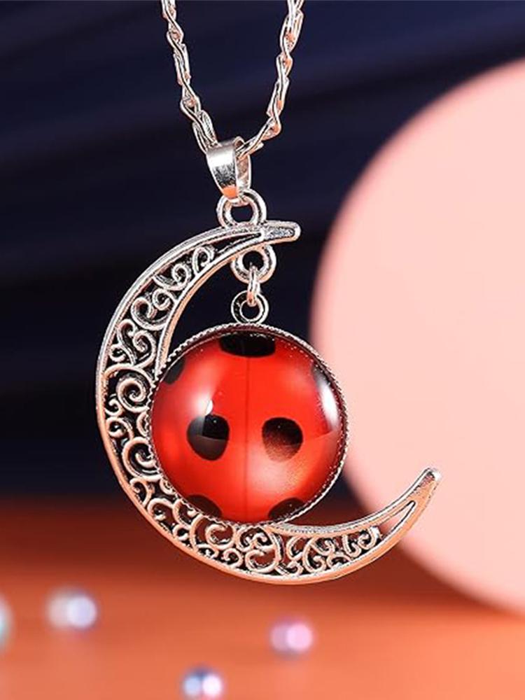 1 Set Cute Red Ladybug Set Good Luck Ladybug Jewelry Lover Gift For Women