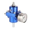 Adjustable FPR Aluminum Alloy Universal FPR Fuel Pressure Regulator with Gauge Hose 0‑140psi Adjustable FPR Pressure Regulator