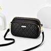 Women's Multi Layered Fashion Crossbody Bag Women's Mom Single Shoulder Bag Solid Color Simple Zero Wallet