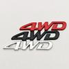 1 шт. 3D Хромированные Черные Металлические Буквы Логотип Автомобиля 4WD Значок Наклейка на Крыло Сторону Задний Багажник Авто Аксессуары