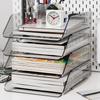 Transparent A4 Document Paper Organizer Stationery Book Storage Rack  for Home Office