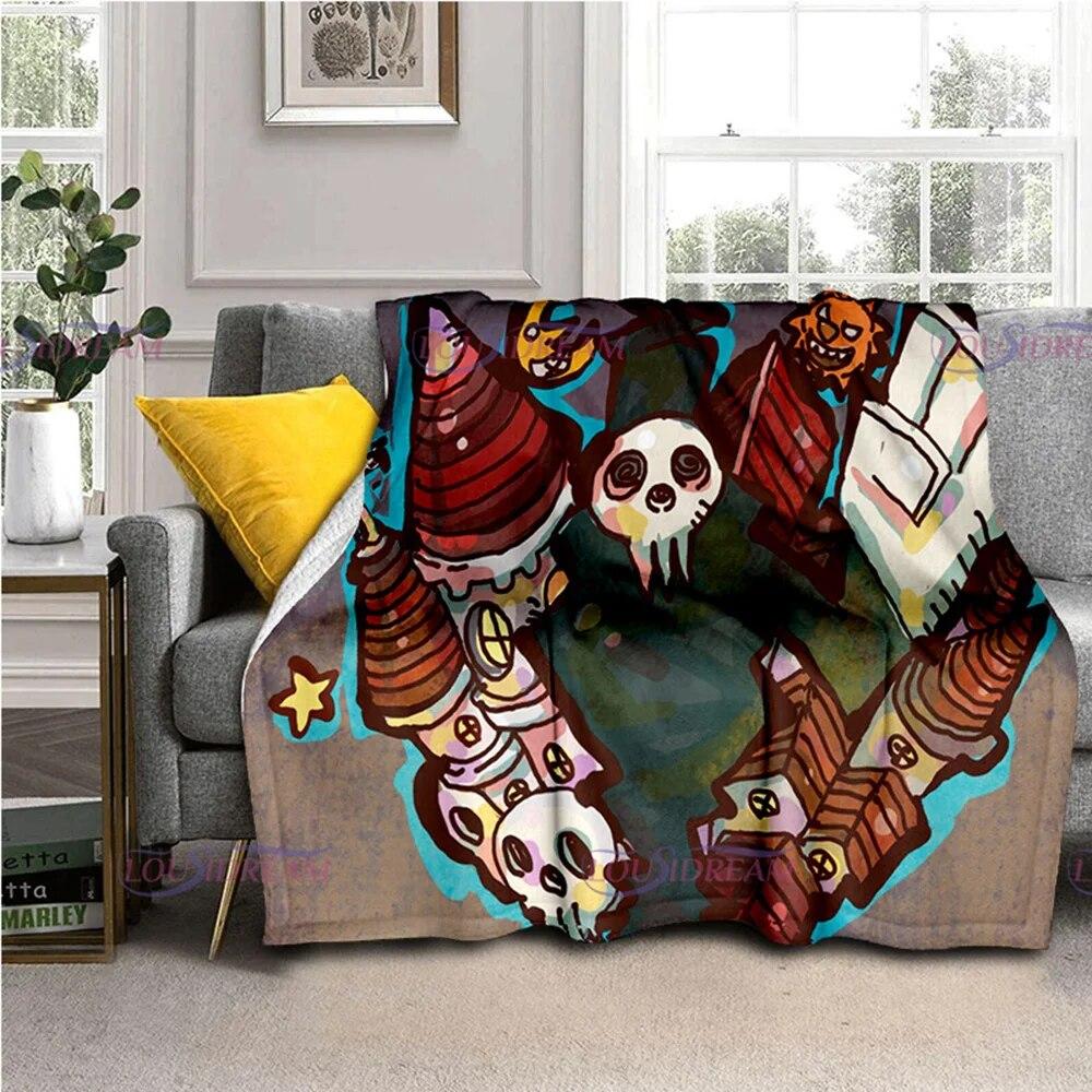 Одеяло в стиле аниме Soul Eater, ультра мягкое одеяло, теплое покрывало для кровати для путешествий, кемпинга, гостиной, дивана, декора для спальни