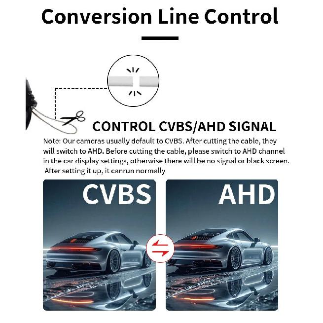 AHD Car Brake Light Rear View Reverse Camera For Ford Transit Custom 2012 - 2015 Waterproof Night Vision Backup Camera