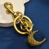 Exquisite Metal Letter Keychains For Women Y2K Bag Pendant  Car Keyring Jewelry Gift Decoration Accessories