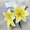 Luxury Lily 3d Printed Fake Flowers For Wedding Celebrations And Studio Use