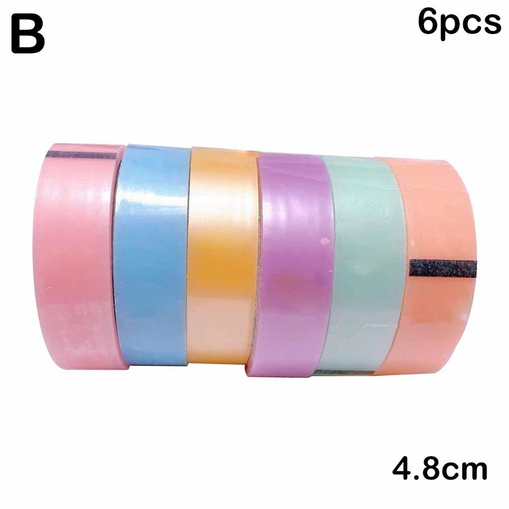 6 рулонов липкая лента для мячей от стресса цветная сенсорная лента для взрослых игрушка-липучка от стресса Y1F8