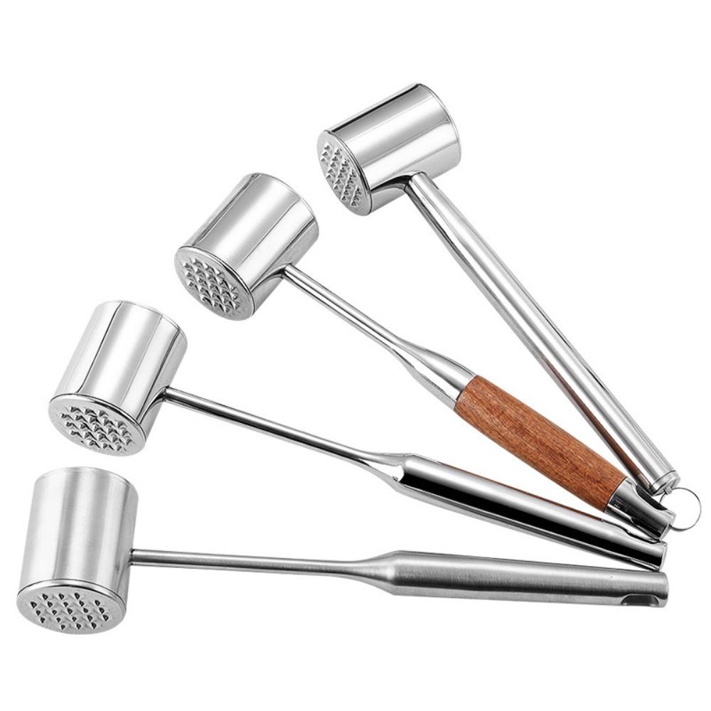 Non-slip Meat Hammer Double-side Kitchen Beef Hitting Tool Steak Mallet Steak Tenderizing