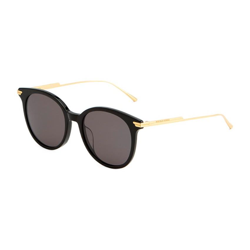 Bottega Veneta Oval Metal Sunglasses Women sunglasses Black BV1038SA-001