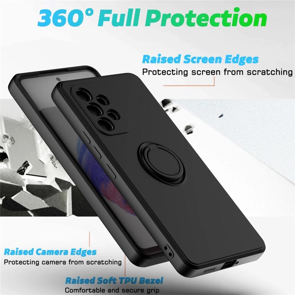Магнитные чехлы-держатели с кольцами для Samsung Galaxy A53 5g A52s A54 A51 A12 A71 A50 A32 4g A13 A52 A34 A14 A33, жидкий силиконовый чехол