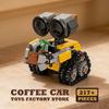 Космический Мини-Робот MOC Строительные Блоки Игрушки 217 Деталей Гусеничный Бот Модель Классический Фильм Научно-Фантастические Блоки Куклы Дети Взрослые Рождественские Подарки