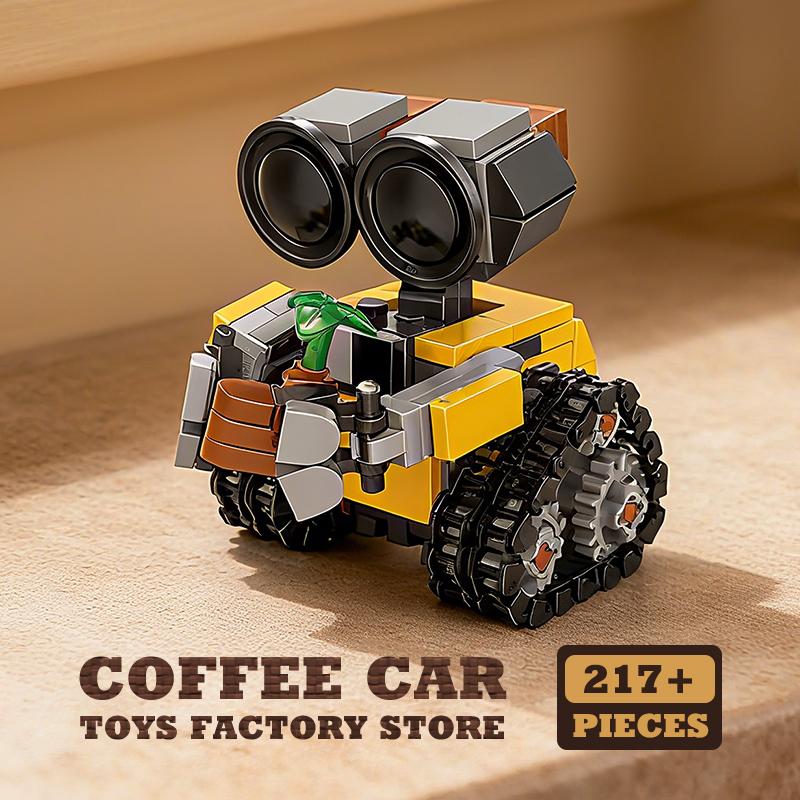 Космический Мини-Робот MOC Строительные Кубики Игрушки 217 шт. Гусеничный Бот Модель Классический Фильм Научно-фантастические Блоки Куклы Дети Взрослые Рождественские Подарки