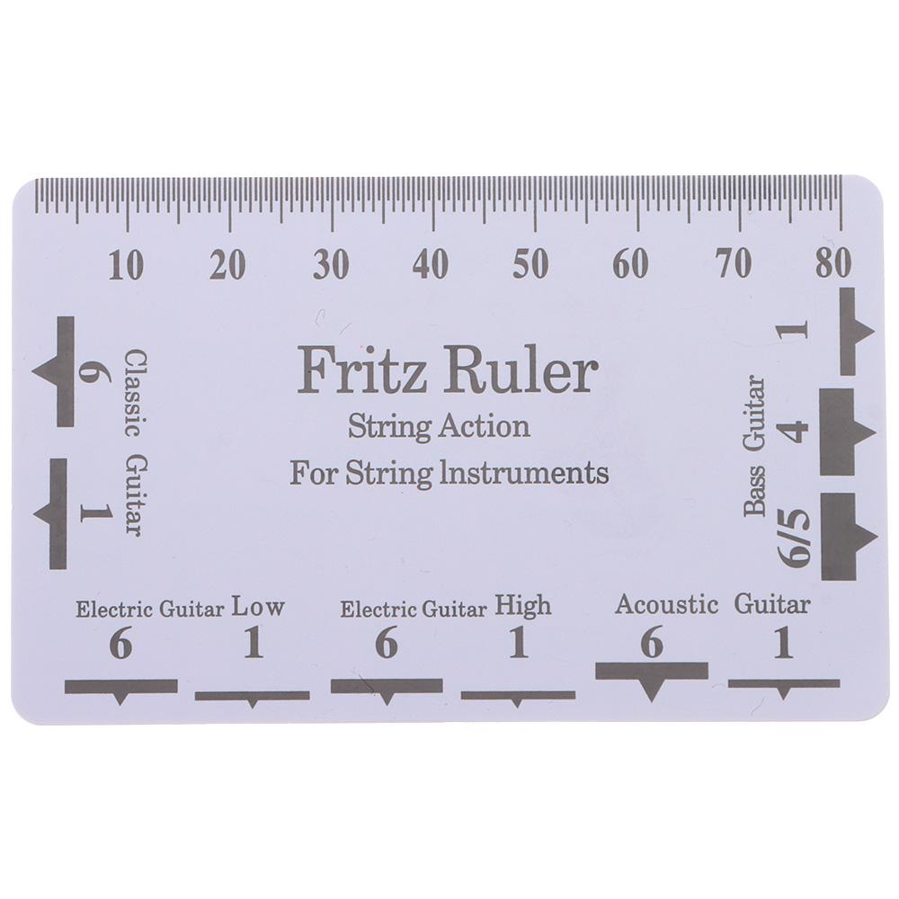 Straight Edge Leveling with String Action Ruler Measuring Ruler Luthiers Tool Guitar Neck Gauge