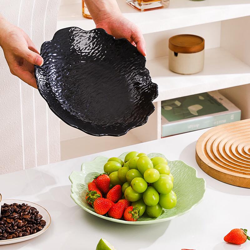 ZISIZ Japanese Stone Texture Irregular Dinner Plate Set