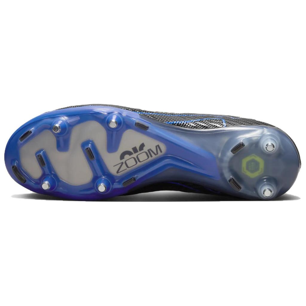 Nike Кроссовки унисекс Zoom Mercurial Vapor 15 Elite SG Pro AC Shadow Pack, черные, Hyper-Royal Chrome DJ5168-040