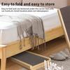 Height-Adjustable Wooden Pet Ramp for Car/Truck - Foldable Dog Stairs for Couch/Bed Access - Non-Slip Safety Ladder for Cats