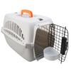 Plastic Pet Carrier Easy To Assemble Ample Space Excellent Ventilation Portable Dog Carrier for