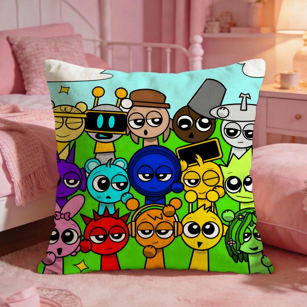 SSprunkis Classic Game Cushion Cover Premium Comfort Reversible Pillow Cove Two In One Design For Any Room Car Interior