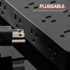 Удлинитель с розетками и USB-портами, 14 розеток AC, 3 порта USB-A, 1 порт USB-C, настенный удлинитель для дома и офиса