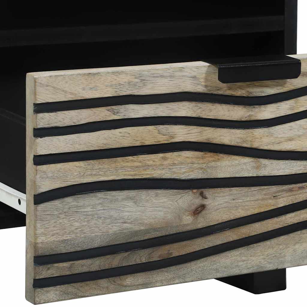 Nightstand White 40 x 33 x 46 cm Particleboard