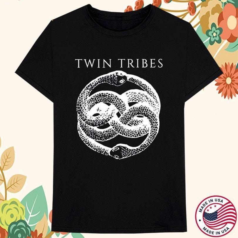 Новая футболка унисекс с принтом Ouroboros группы Twin Tribes, хлопковая, черная, размеры S-5XL, BT448