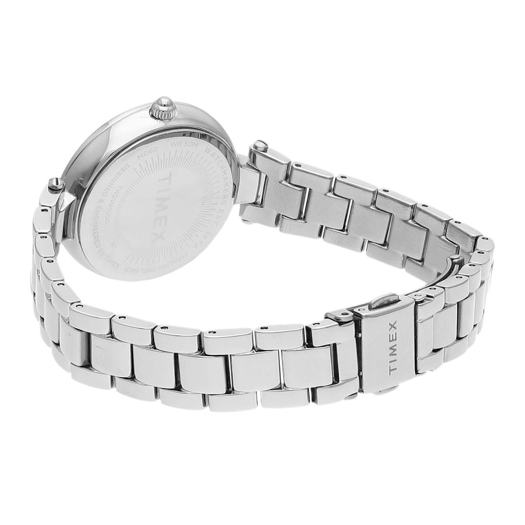 [TIMEX] Часы Timex Adoon Серебряный циферблат Латунь Минеральное стекло Кварцевый японский механизм 32MM Американские часы TW2V45000 Женские