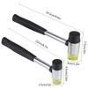 Double Face Plastic Hand Rubber Hammer Leather Tool(25mm   30mm)