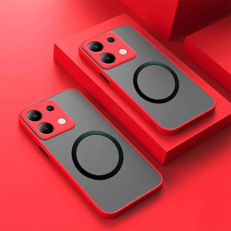Беспроводная магнитная крышка для чехла Magsafe для Xiaomi 14T 15 Poco M6 Pro 4G матовая Защитная крышка для камеры для poco F6 F5 x6 pro