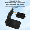 3 In 1 Foldable Wireless Charger Stand For iPhone 16 15 14 13 12 IWatch 1-9 AirPods 3/2 Fast Charging Station Phone Mount Holder