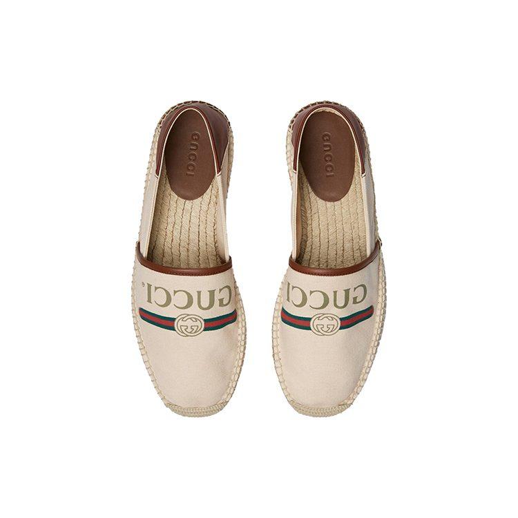 Gucci Эспадрилья с логотипом 'Коричневая' 523203 9SJ10 9075