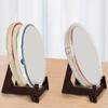 Display Stand Vintage L-shaped Wooden Plate Stand Multi-Purpose Picture Display Holder for Home Decoration