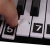 Piano Sticker Piano Keyboard Sticker Key Electronic Keyboard 88 Key Piano Stave Note Sticker
