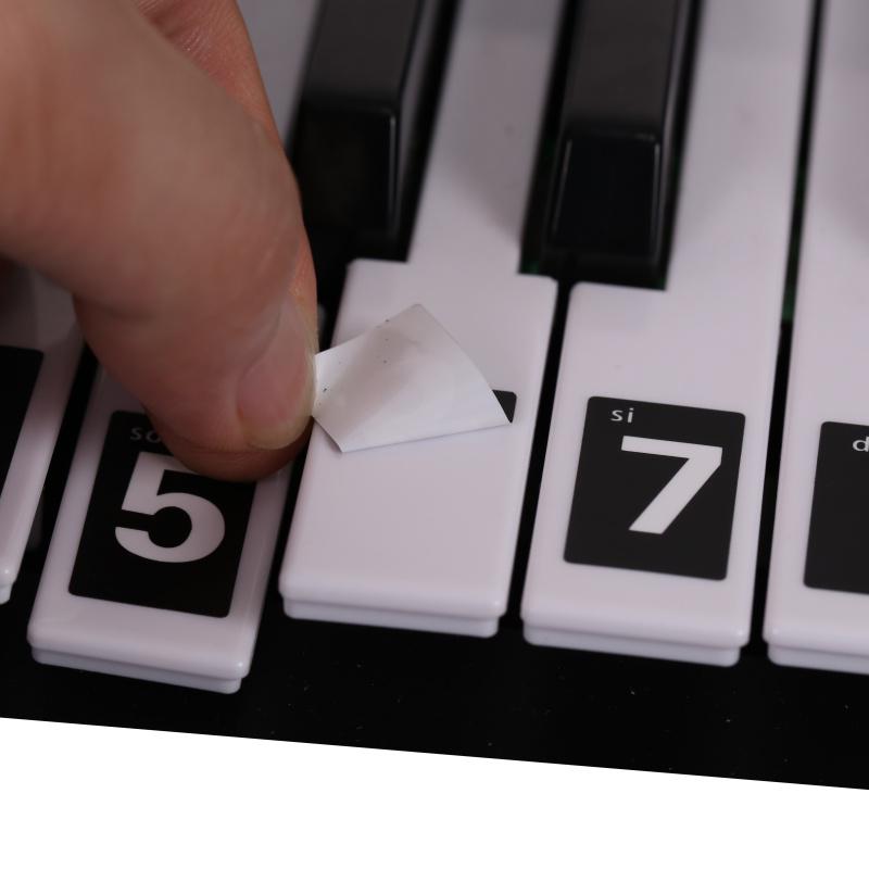 Piano Sticker Piano Keyboard Sticker Key Electronic Keyboard 88 Key Piano Stave Note Sticker