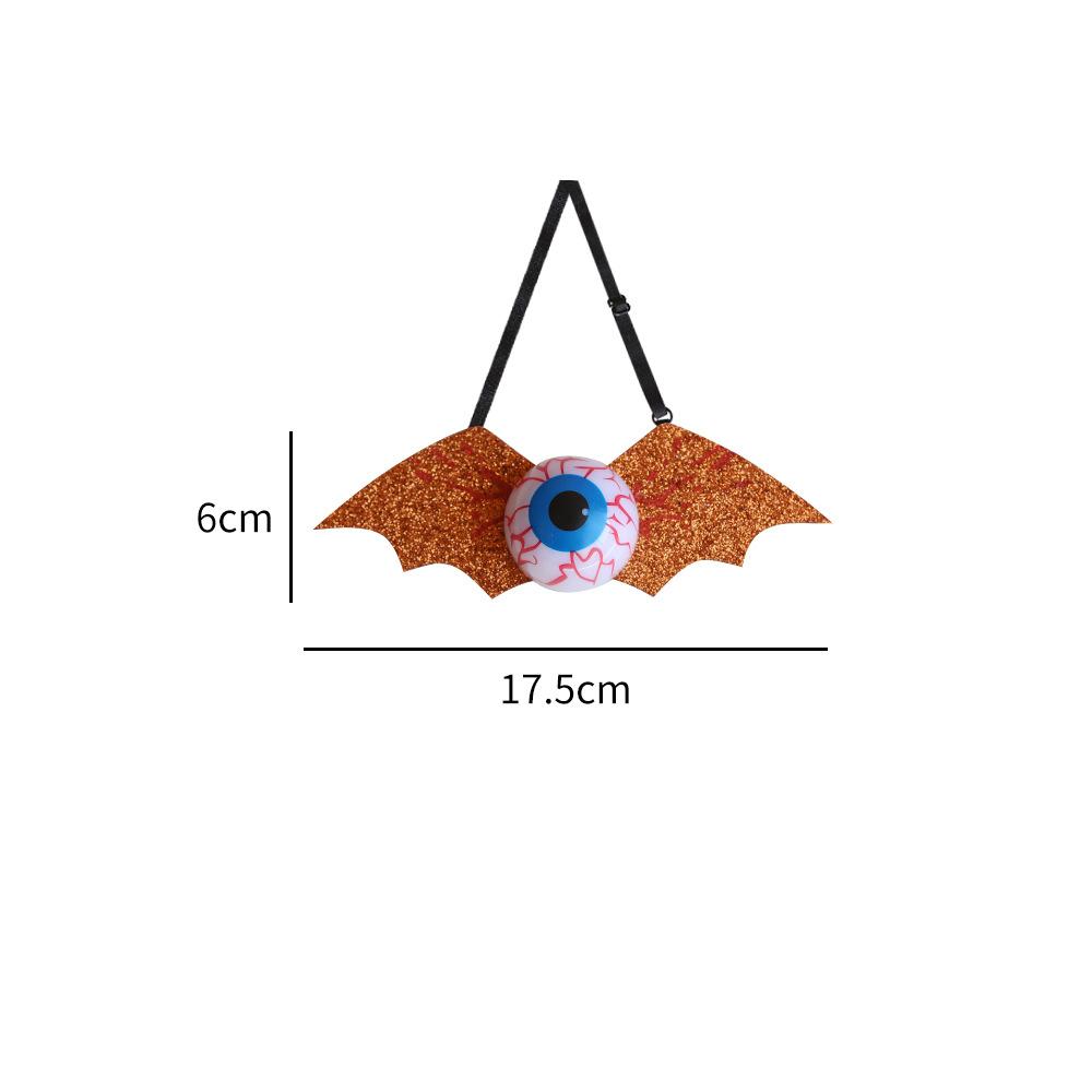 Halloween Light Up Tie Eyeball Horror Halloween Tie Props Spooky Eyeball Bow Tie Gold Dust For Costume Event Holiday Decoration