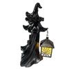 Искусство смолы Ведьма Фонарь Орнамент С Лампой Безликий Призрак Скульптура Хэллоуин Статуэтки Ведьмы Главная
