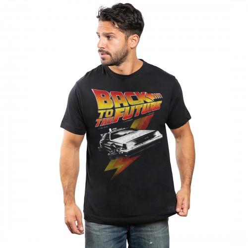 Back To The Future Мужская ретро-футболка