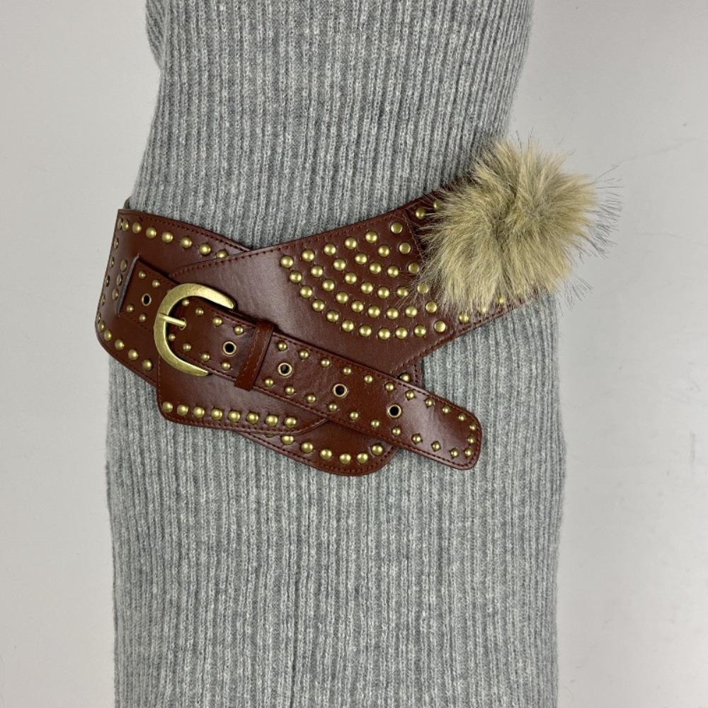 Преувеличенные широкие ремни из искусственной кожи, поясной ремень, шикарные пояса-кушаки