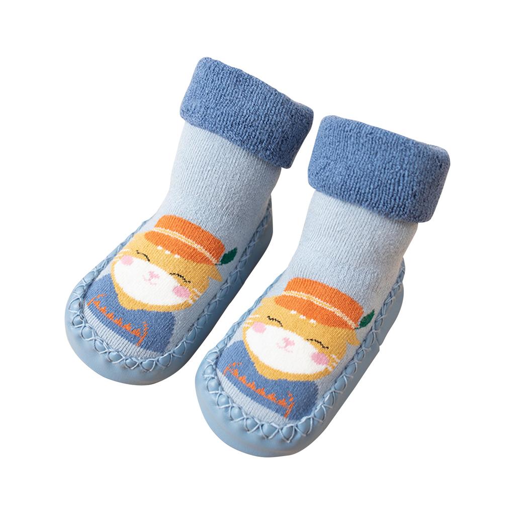 Newborn Baby Socks Shoes And Socks Non-slip Baby Class A Thickened Medium Cotton Socks 0-3 Years Old Toddler Floor Socks