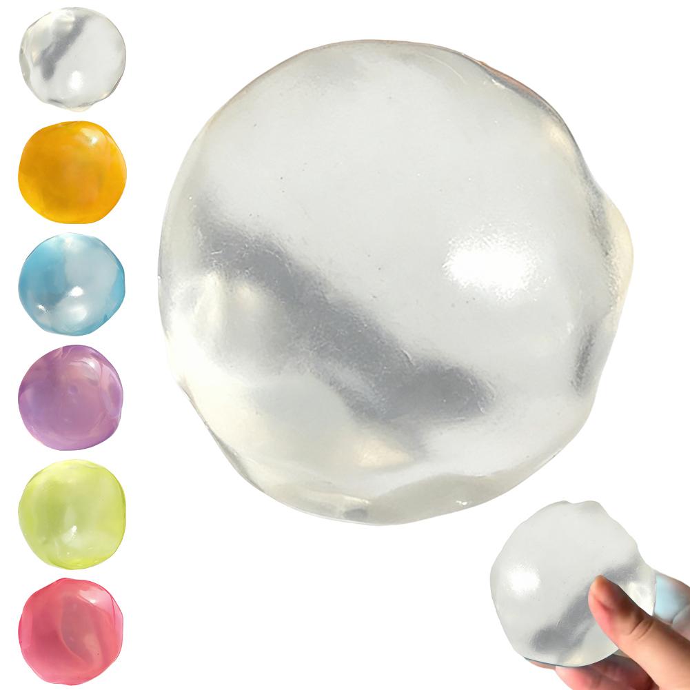 Squishy Moldable Crystal Ball Squeeze Toy Transparent Slow-Rebound Decompression Relax After Studying Toys